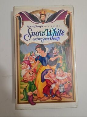 Disney Snow White and the Seven Dwarfs VHS Walt Disney Masterpiece Black Diamond